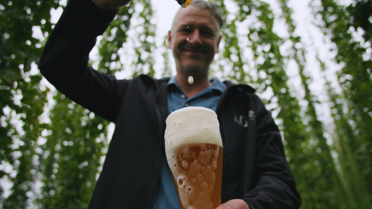 Videomaterial bayerische Bierherstellung