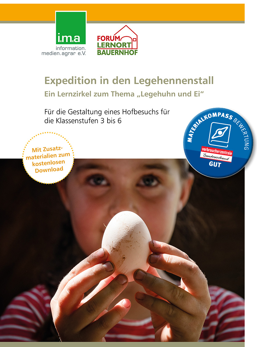 Broschüre Expedition in den Legehennenstall