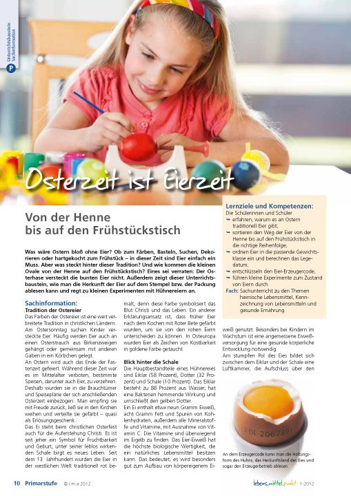 Osterzeit ist Eierzeit - Von der Henne bis auf den Frühstückstisch
