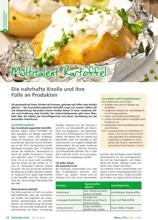 Multitalent Kartoffel - Die nahrhafte Knolle und ihre Fülle an Produkten