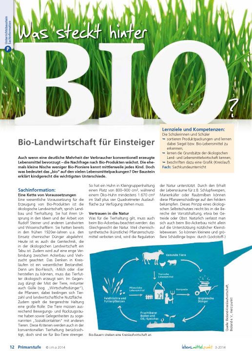 Was steckt hinter Bio? - Bio-Landwirtschaft für Einsteiger