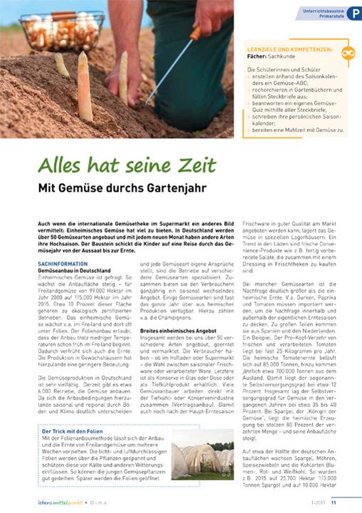 Alles hat seine Zeit - Mit Gemüse durchs Gartenjahr