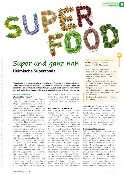 Super und ganz nah - Heimische Superfoods
