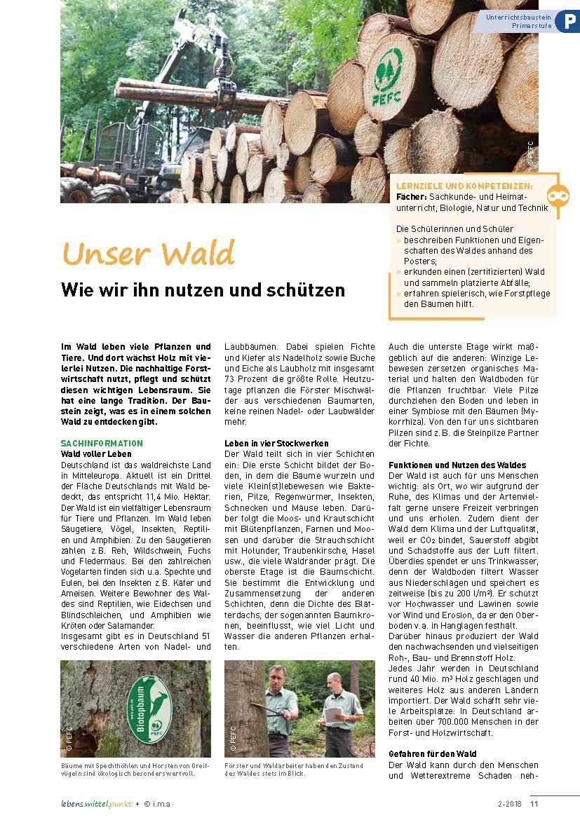 Unser Wald - Wie wir ihn nutzen und schützen