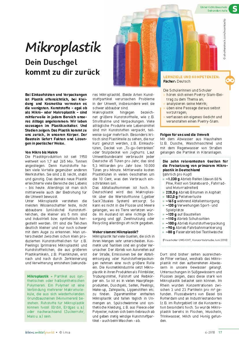 Mikroplastik - Dein Duschgel kommt zu dir zurück