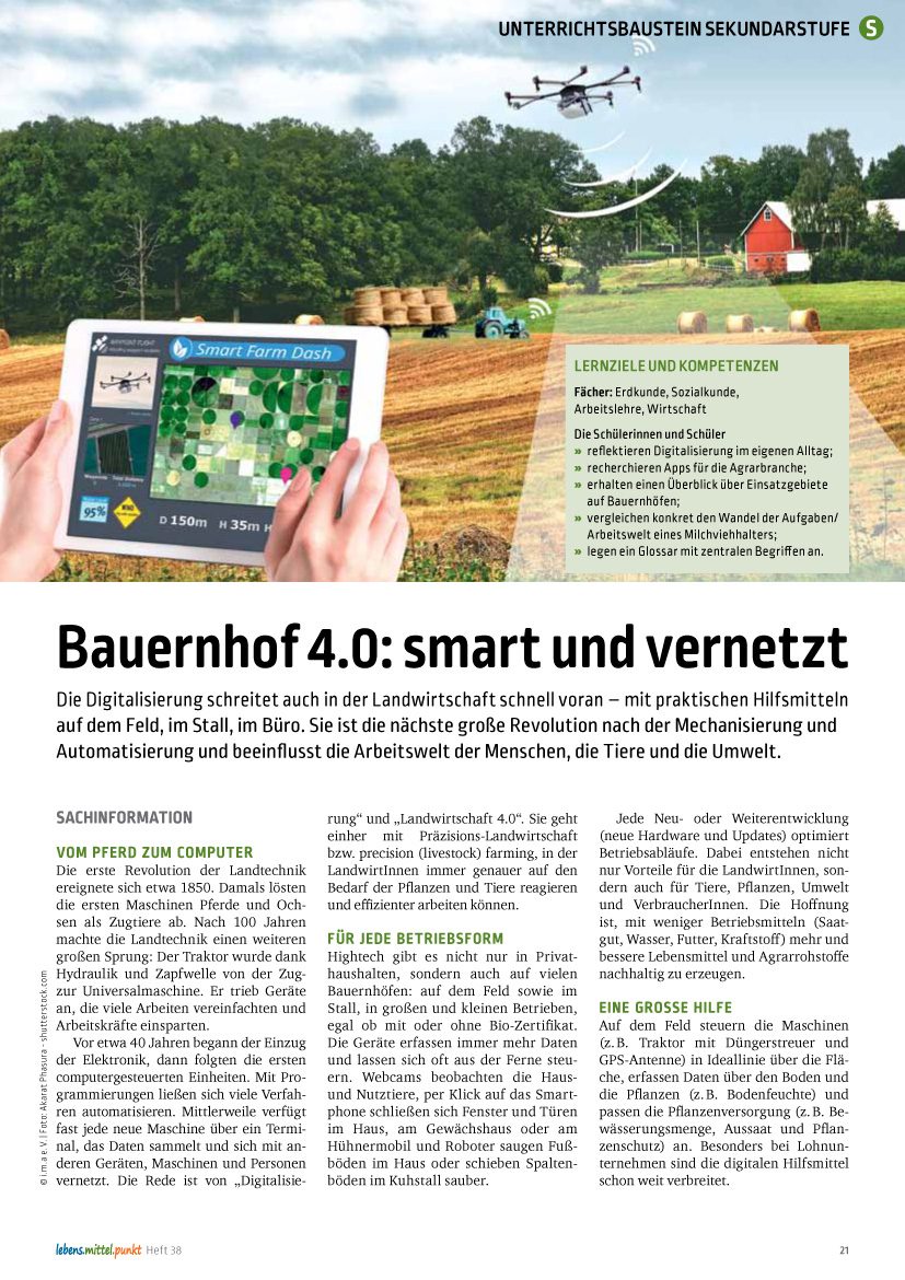 Bauernhof 4.0 - Smart und vernetzt