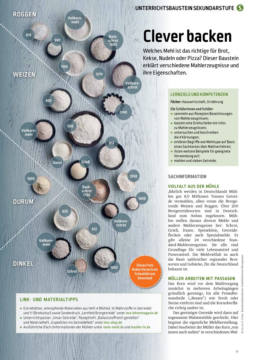 Clever backen - Vielfalt aus der Mühle