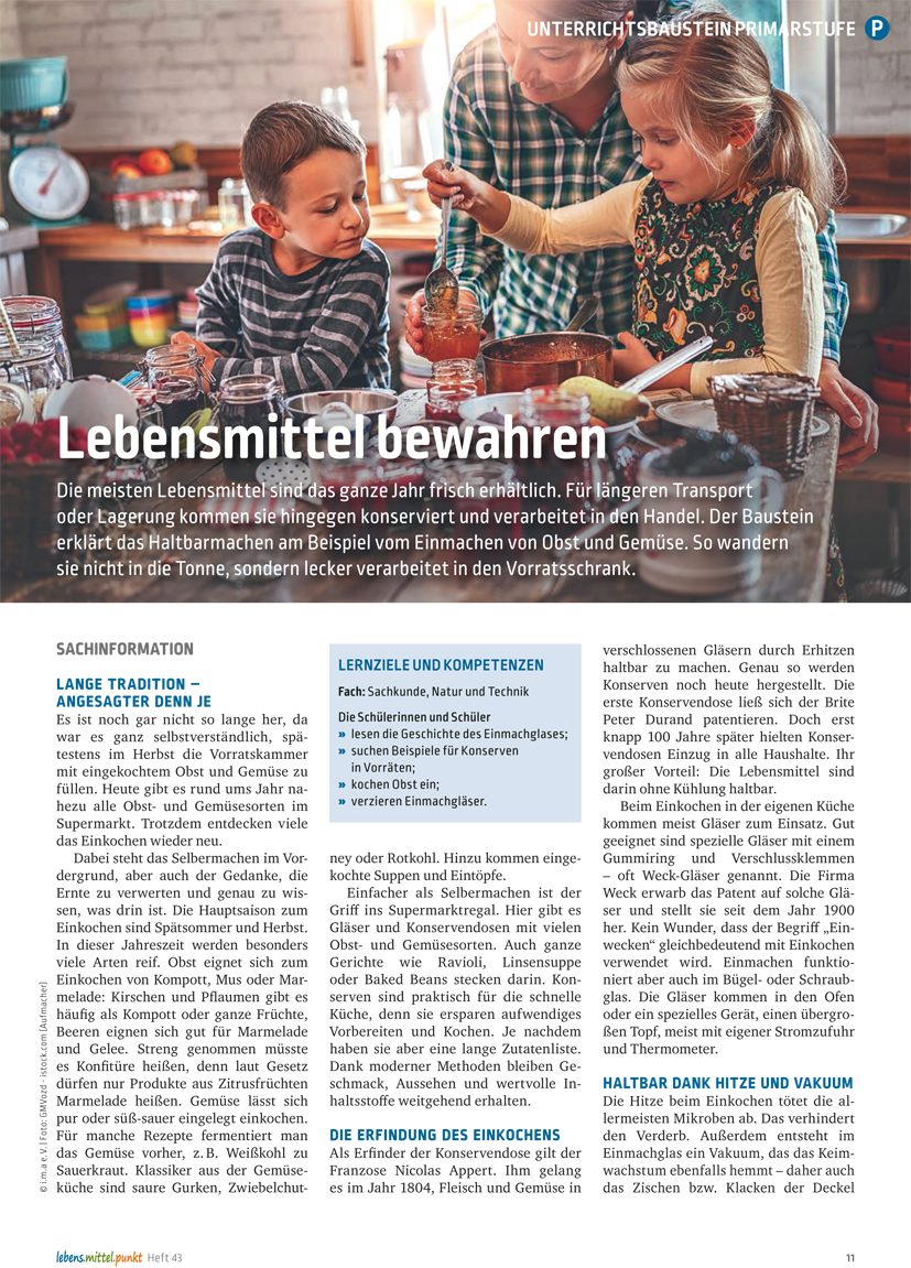 Lebensmittel bewahren - ein Trend mit Tradition