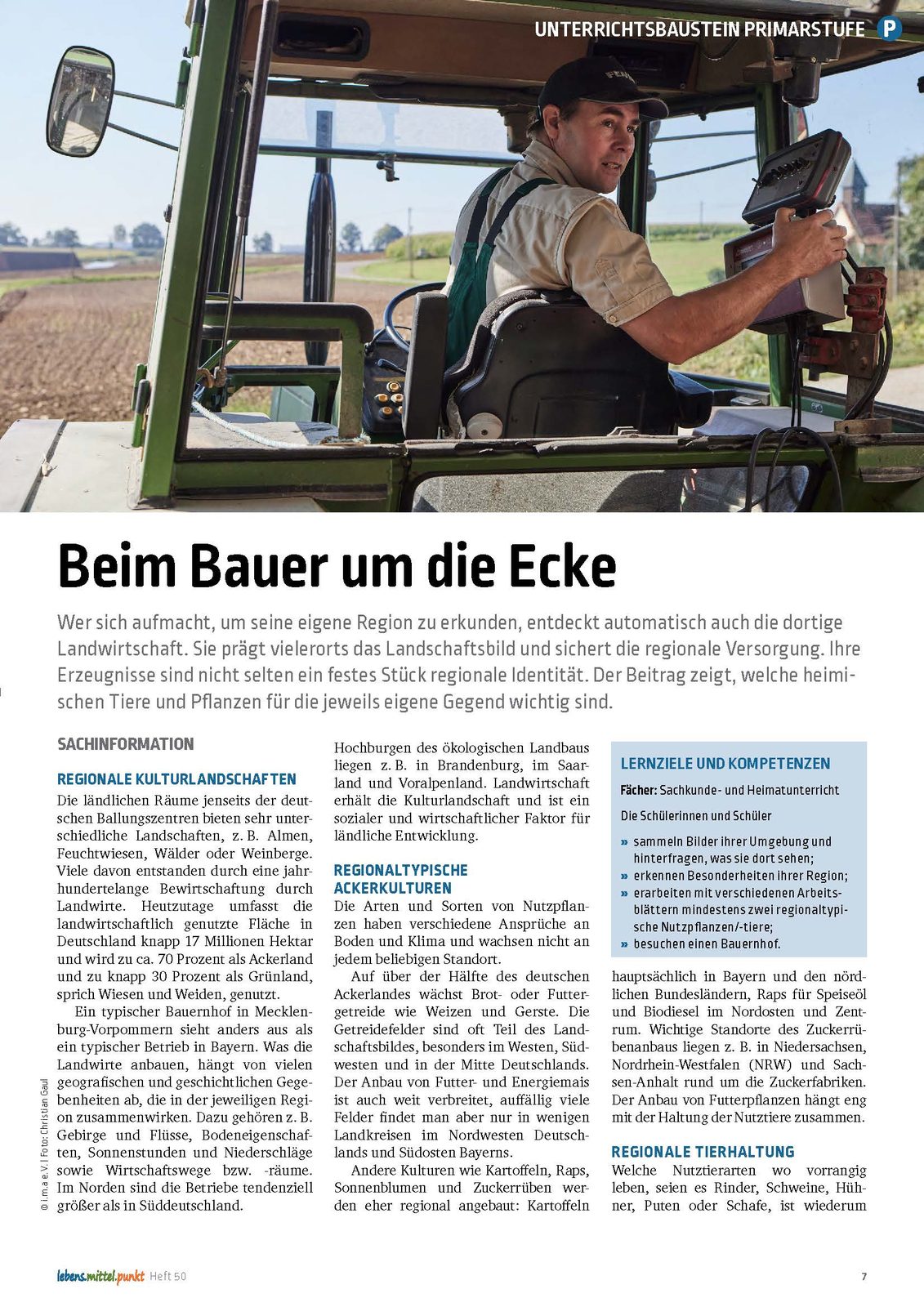 Regionaltypische Landwirtschaft - Beim Bauer um die Ecke