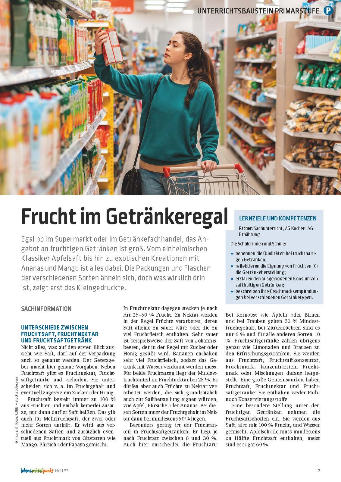 Vielfalt im Getränkeregal - Alles Frucht oder was?