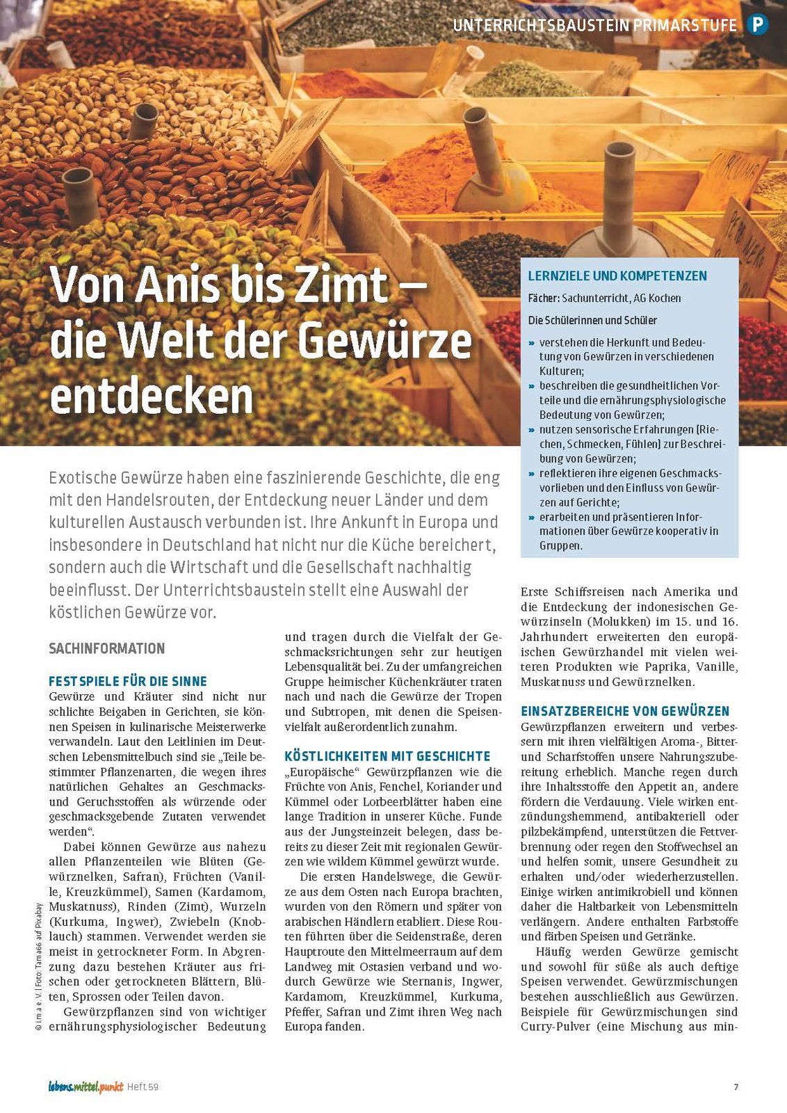 Von Anis bis Zimt - Die Welt der Gewürze entdecken